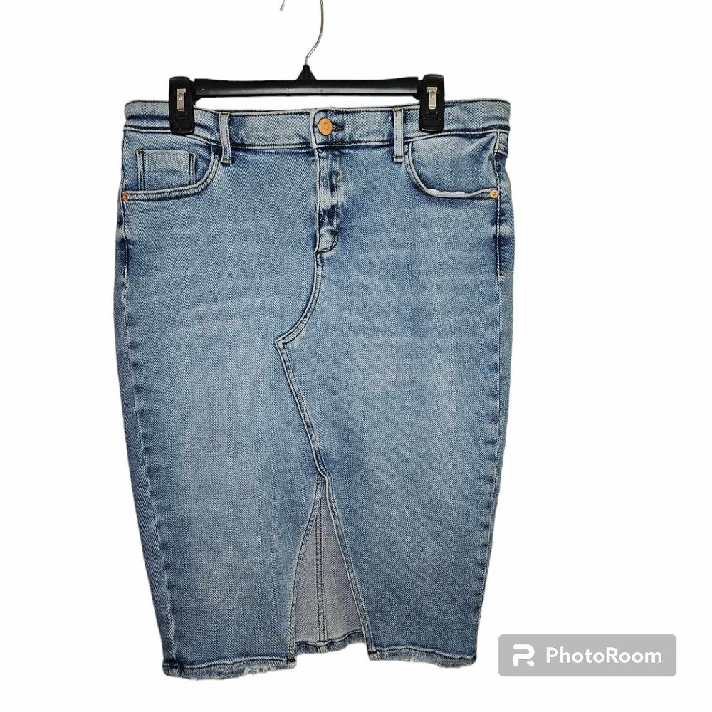 River Island Denim Mid Skirt Size US 12 - EUR 42 - UK 16